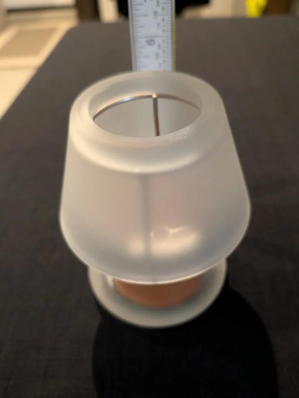 Bill Blass Frosted Glass Votive Candle Holder Set